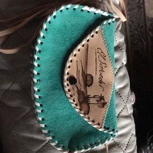 Homemade change purse with strap